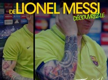 Tatouage bras lionel messi